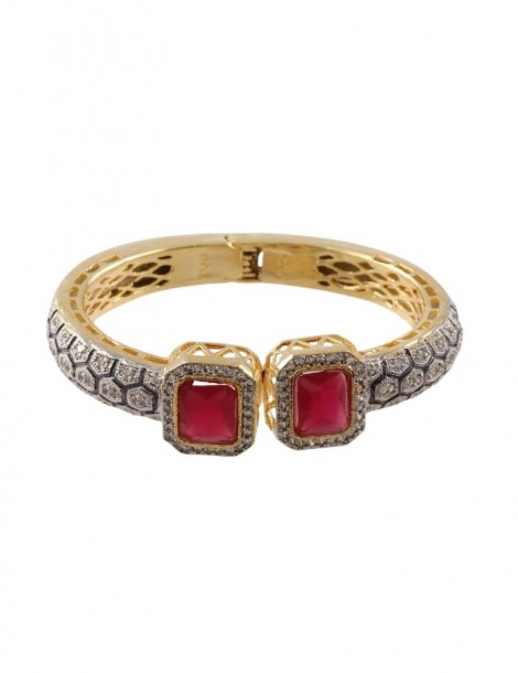 Bracelet jonc rouge