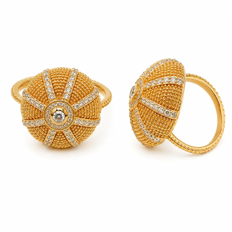 Zini Mare , Bague Oursin