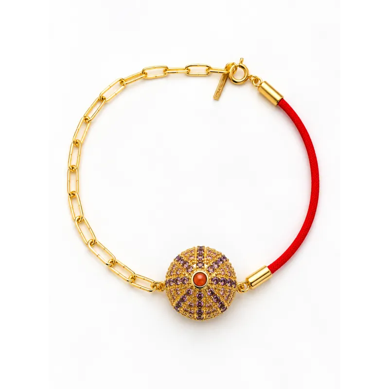 Zini Mare , bracelet chaine oursin