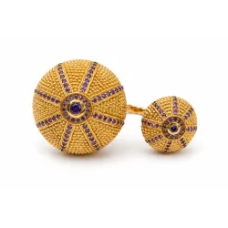 Zini Mare , bague Toi & Moi oursins