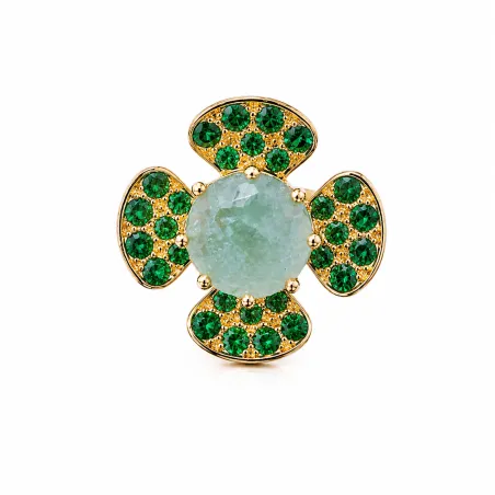 Bollywood , bague Fleur