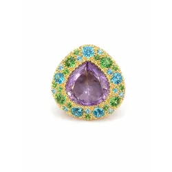 Bollywood, bague Coeur